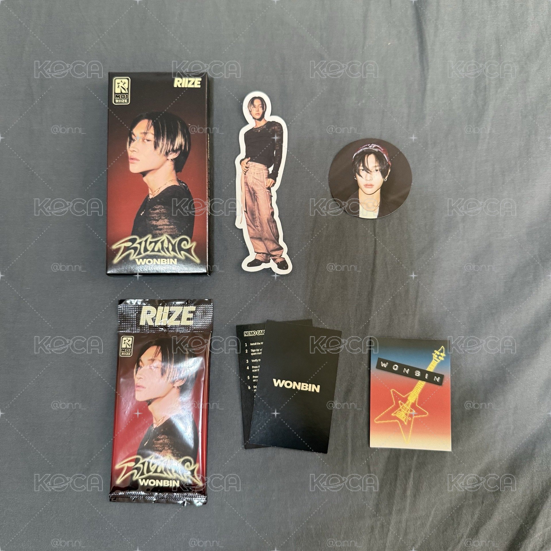 RIIZE Wonbin Photo Pack 已拆專