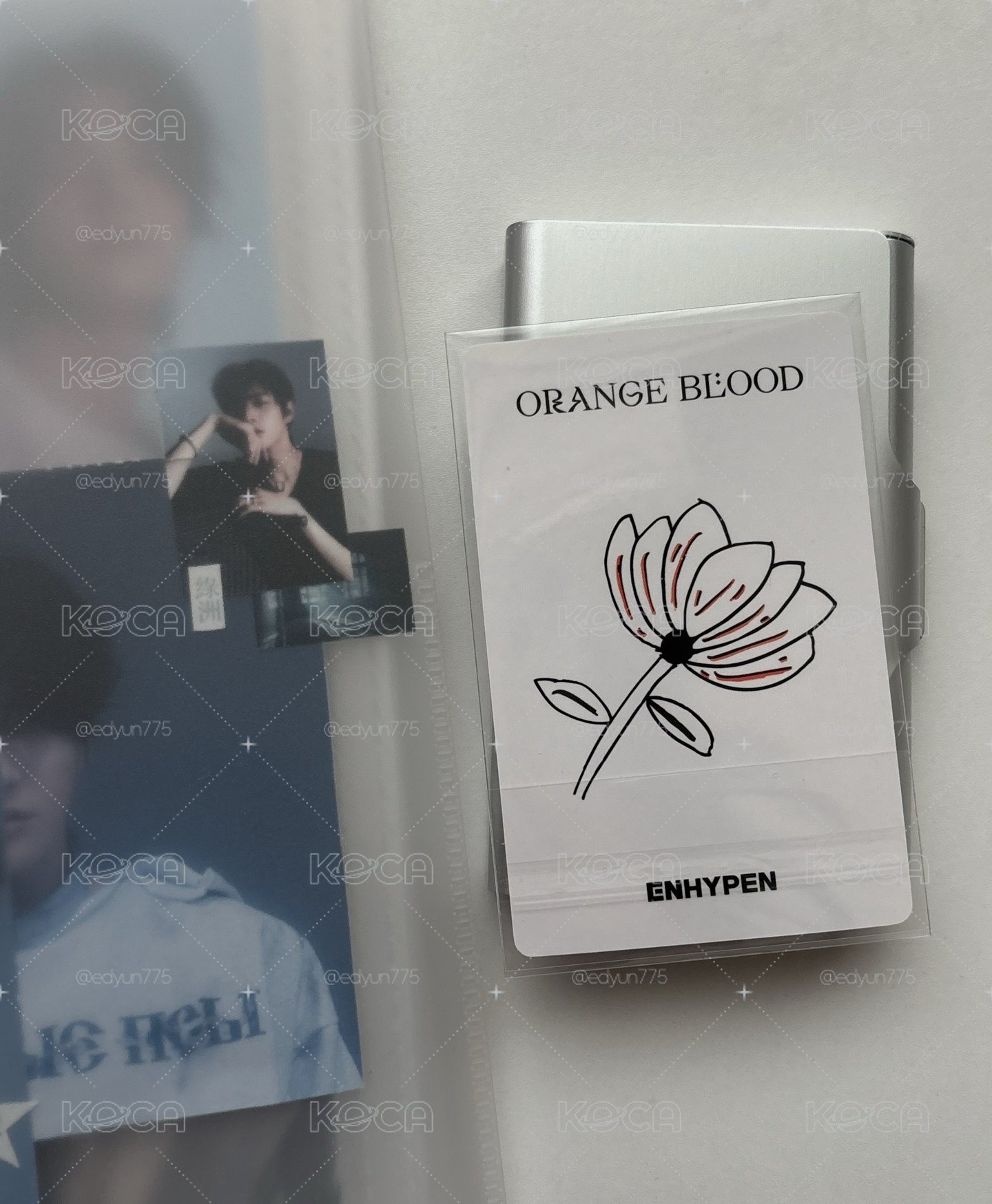 ENHYPEN JAKE 迷五yzy手繪卡背