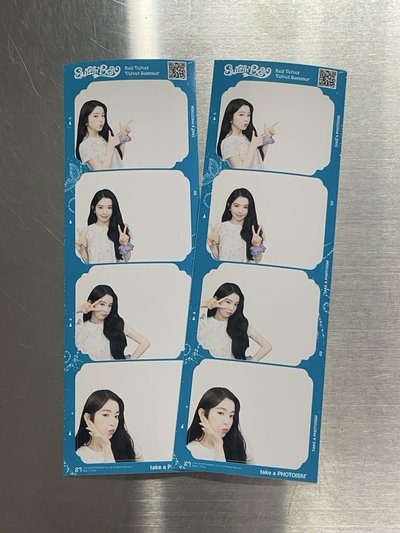 Red Velvet Velvet Summer X photoism 人生四格卡 代印 1組兩張