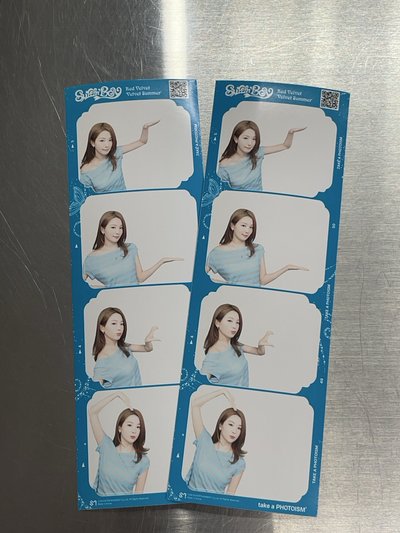 Red Velvet Velvet Summer X photoism 人生四格卡 代印 1組兩張