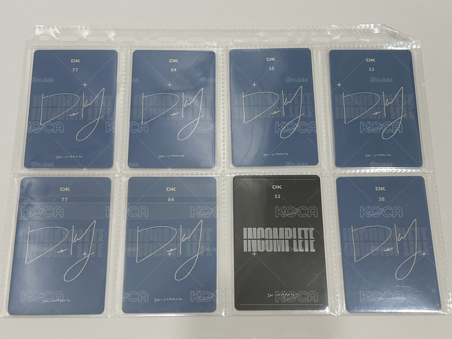 Incomplete dk 盤出