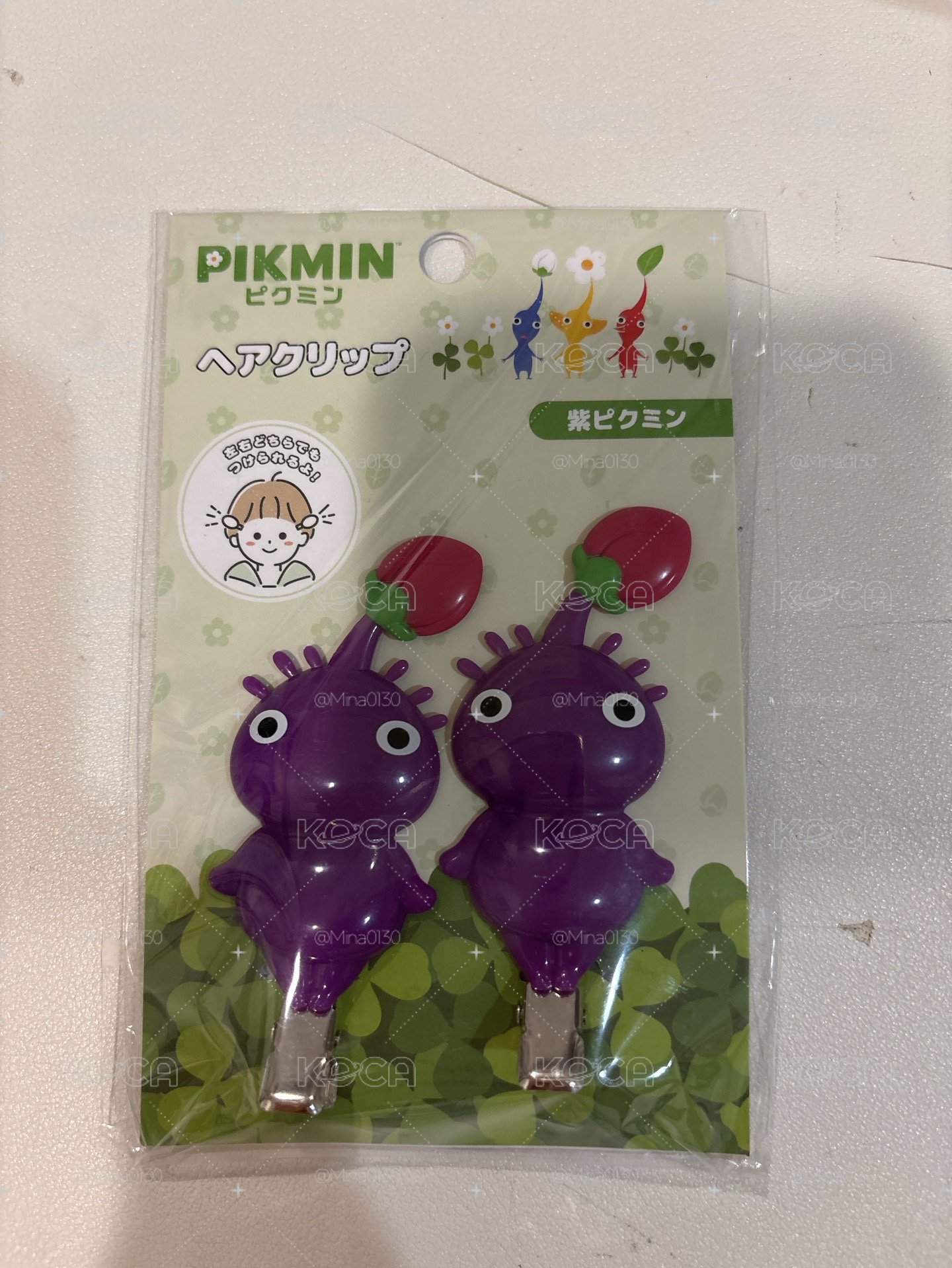 紫皮髮夾$170