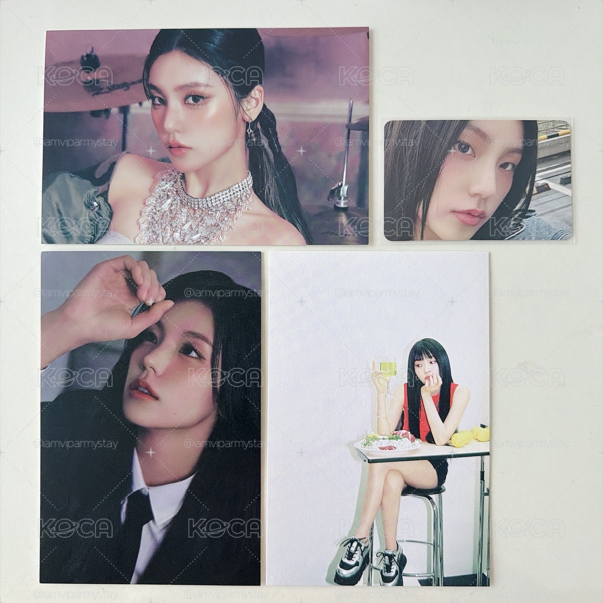 YEJI 留真 GOLD小卡 明信片整圖賣
