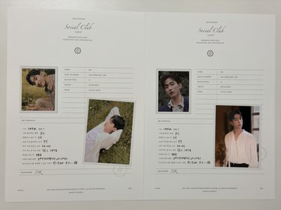 SOCIAL CLUB明信片/檔案卡