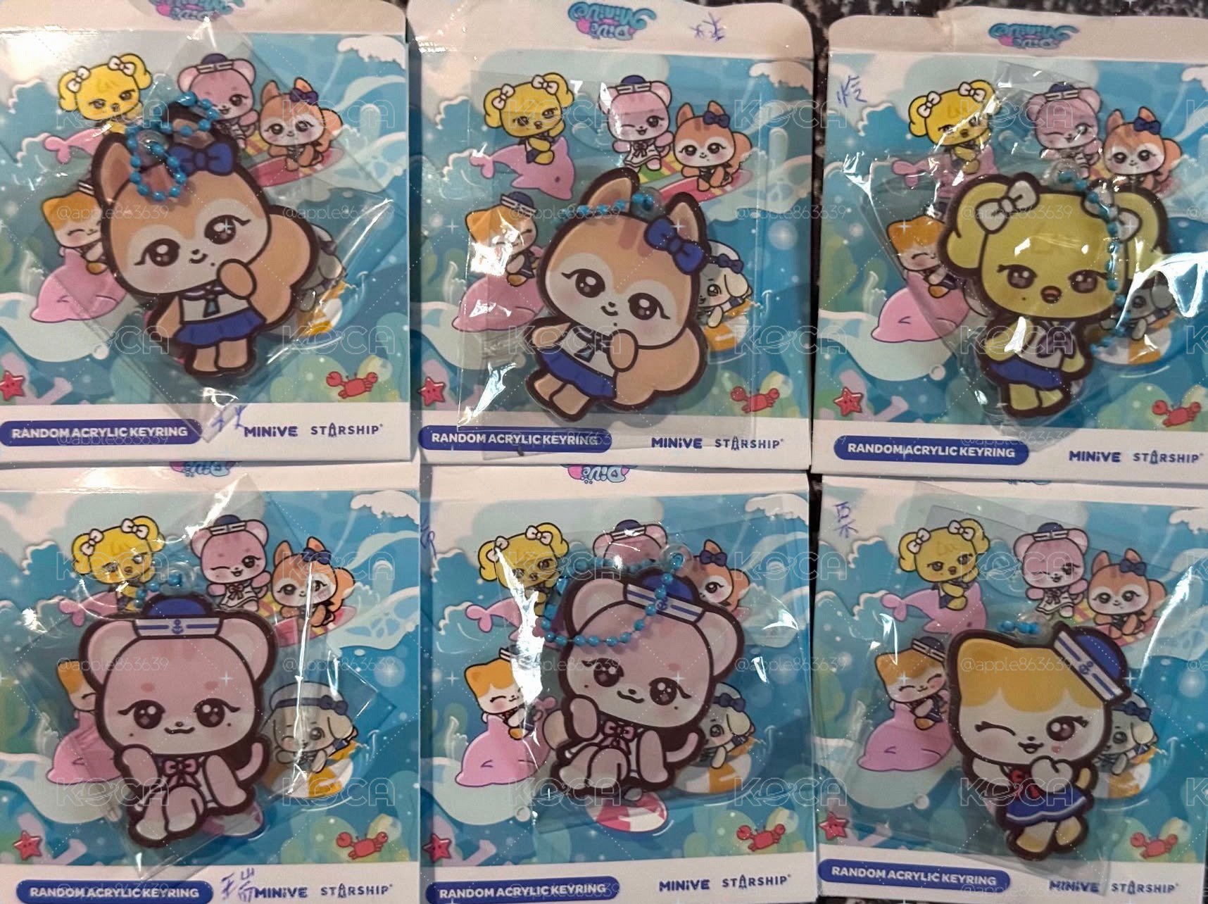 ive 快閃壓克力吊飾