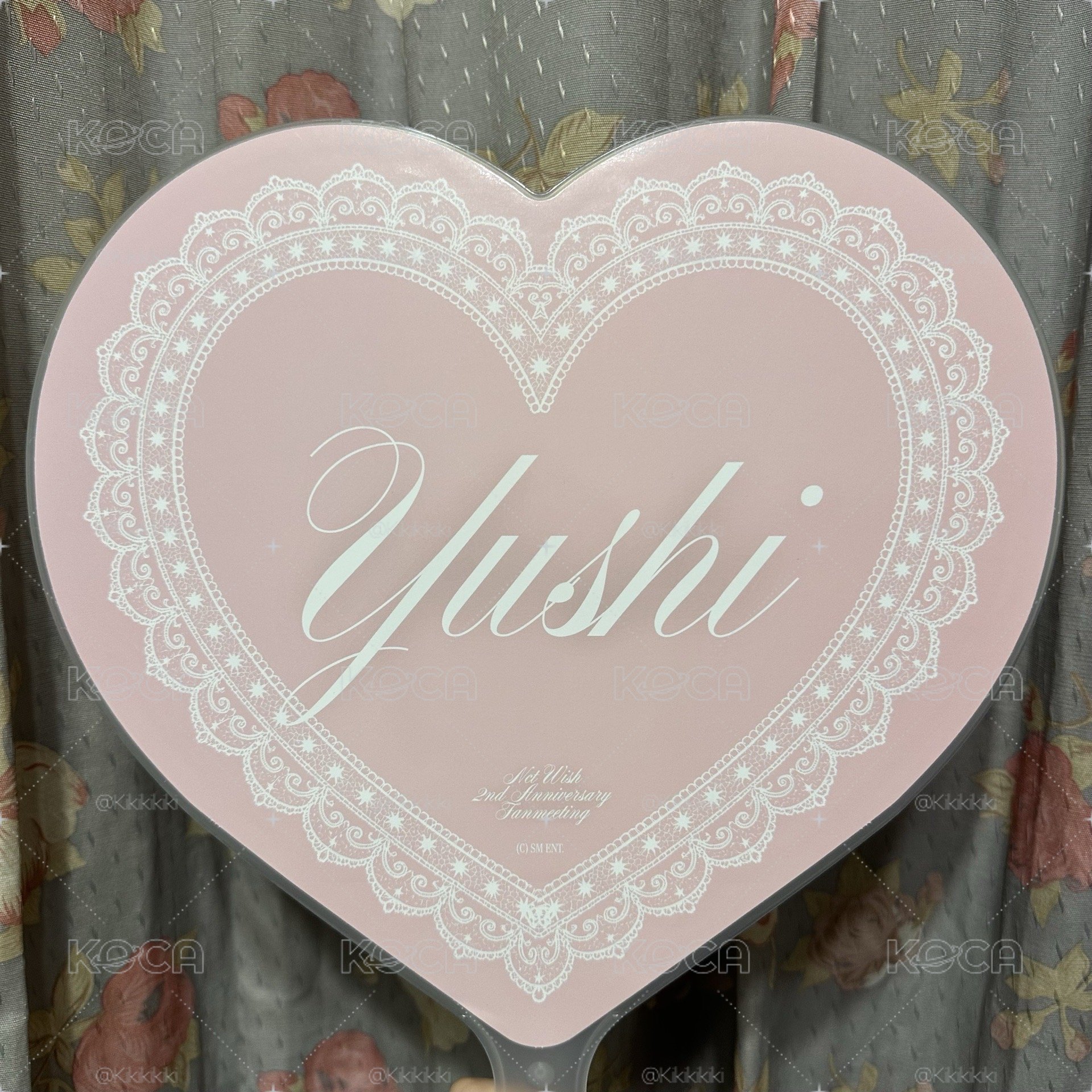 NCT wish Yushi 兩週年FM 扇子