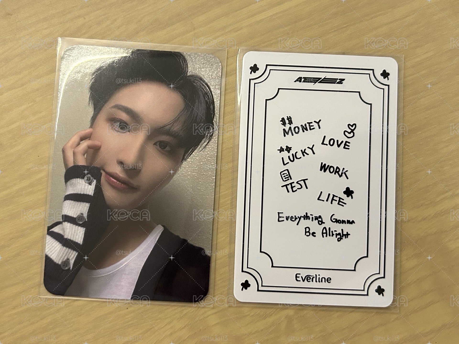 ATEEZ 朴星化 Movement 快閃店 el POP-UP 集章卡 / 符咒卡