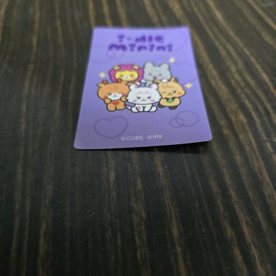 i-dle minini 全家冷水杯小卡 雨琦 彎曲