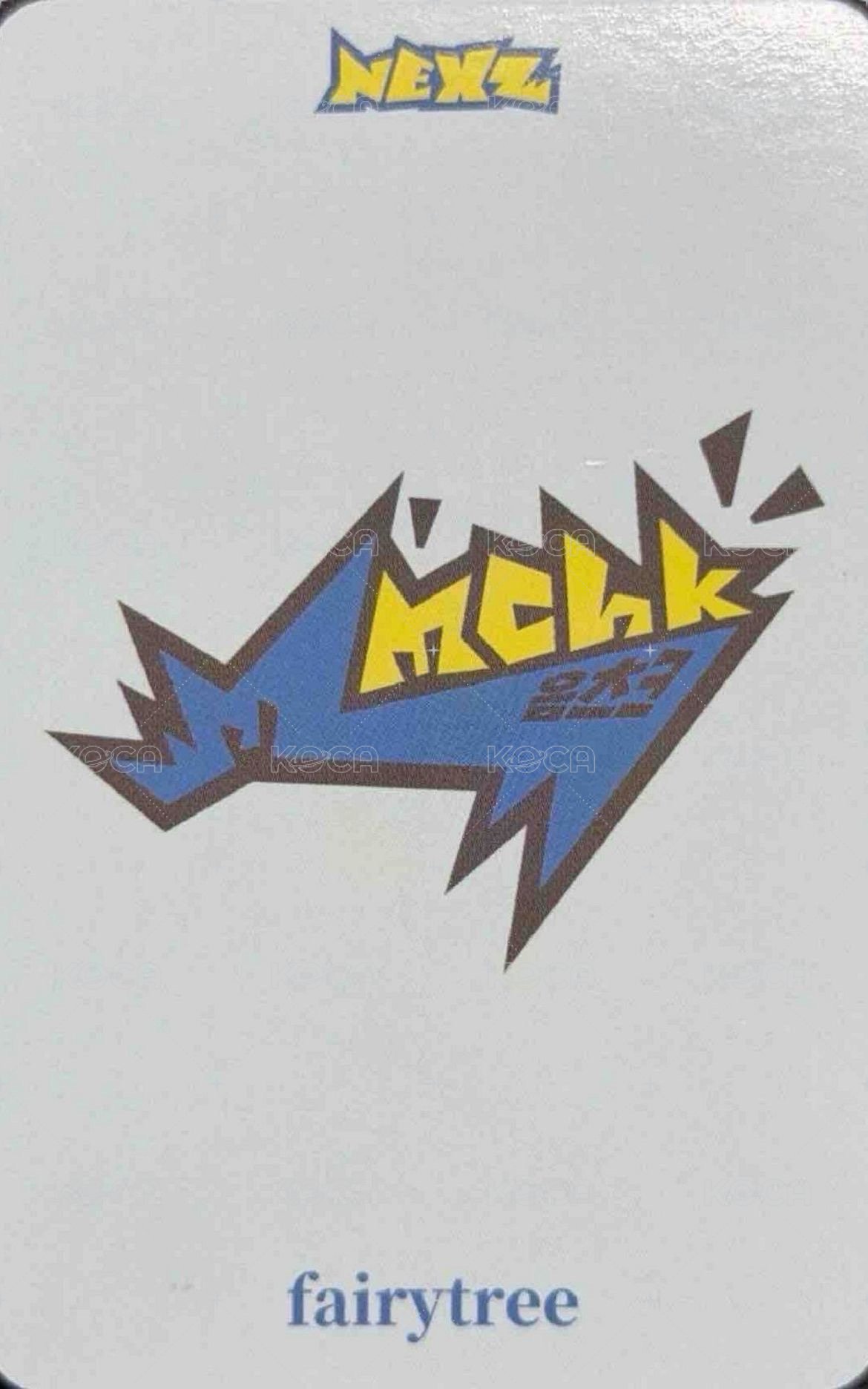 Mmchk 仙女樹 1.0 台北合照會 簽售卡 簽名卡  背面
