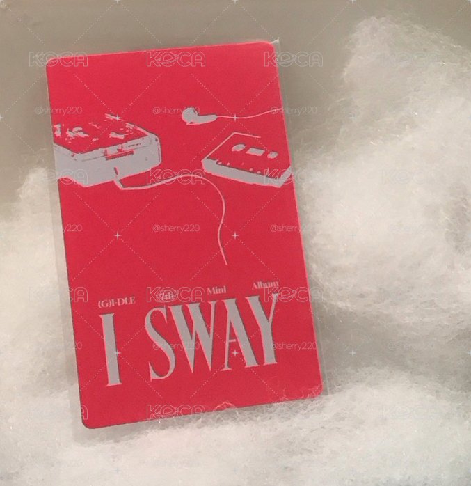 I sway 專輯卡 麵