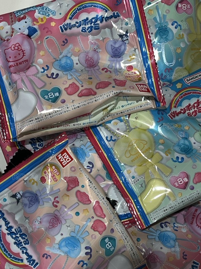 三麗鷗 隨機氣球吊飾 蘋果口味軟糖