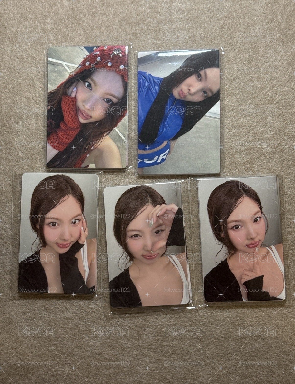 TWICE仁川+首爾入場卡 五套45張