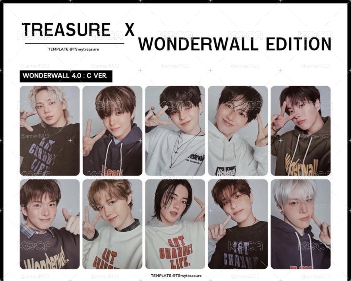 Treasure Wonderwall 4.0 特典卡