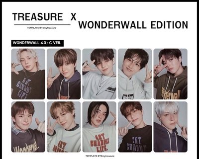 Treasure Wonderwall 4.0 特典卡