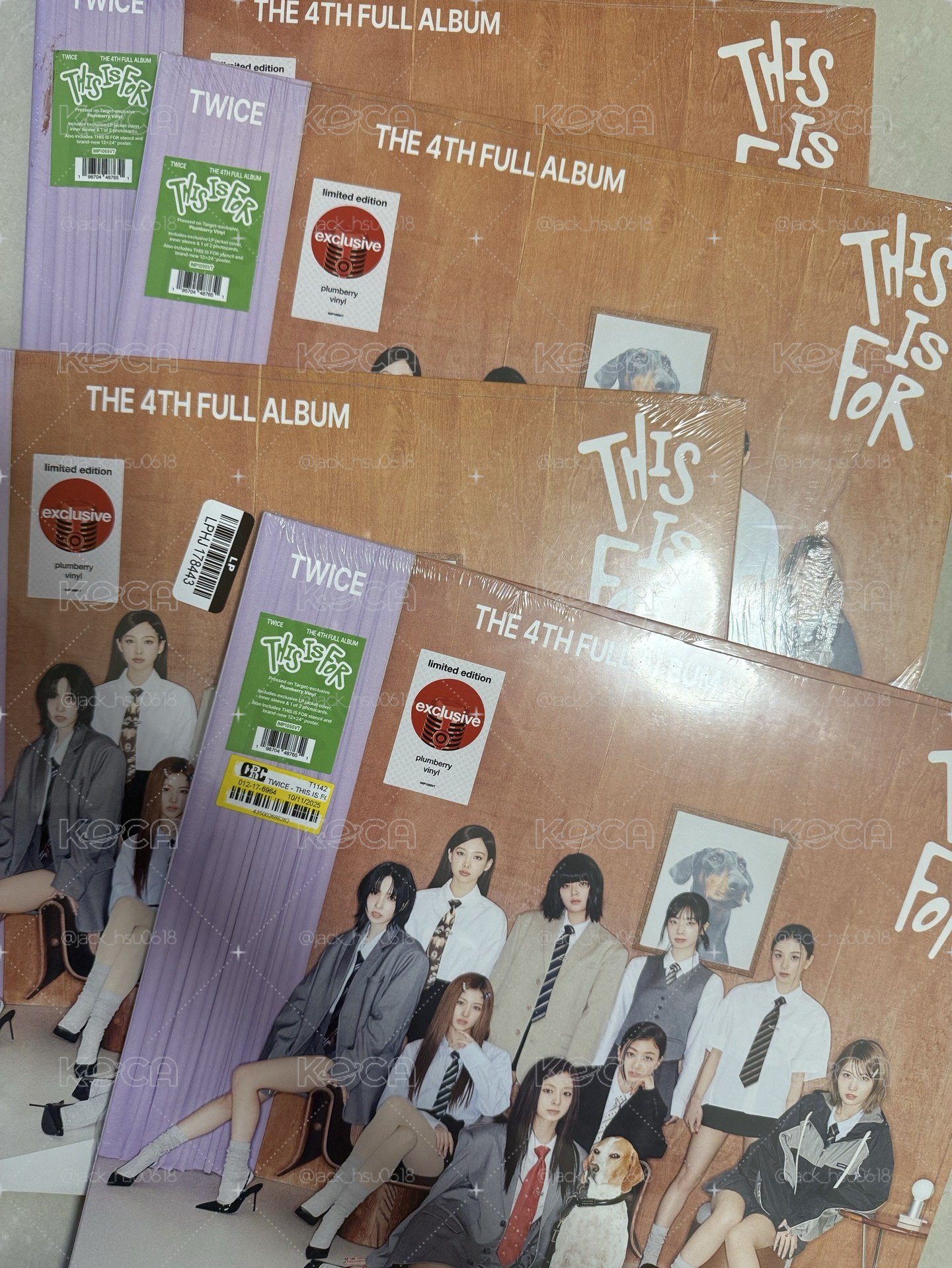 TWICE - THIS IS FOR 紫色彩膠