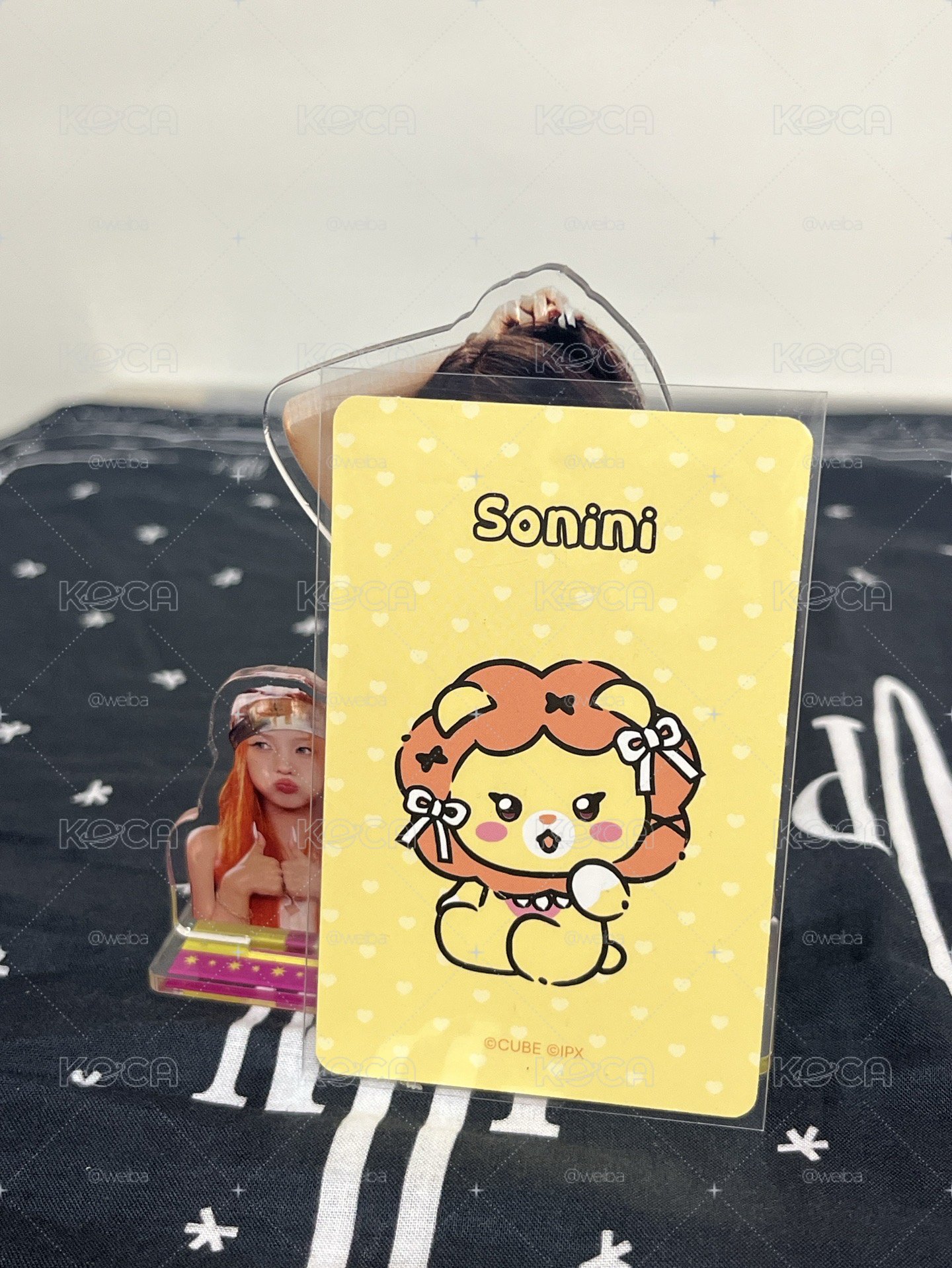 minini 快閃 娟娃卡 卡背sonini