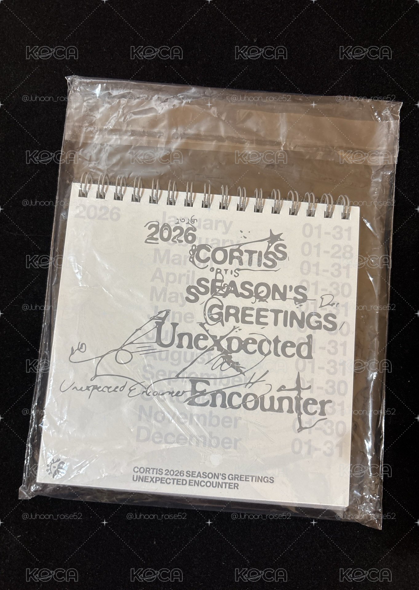 退坑ㄌ 便宜賣cortis 2026年曆套出（含日曆）