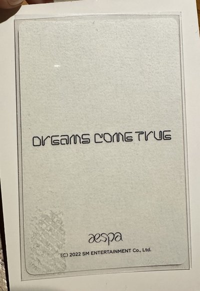 Dreams come true團卡貼
