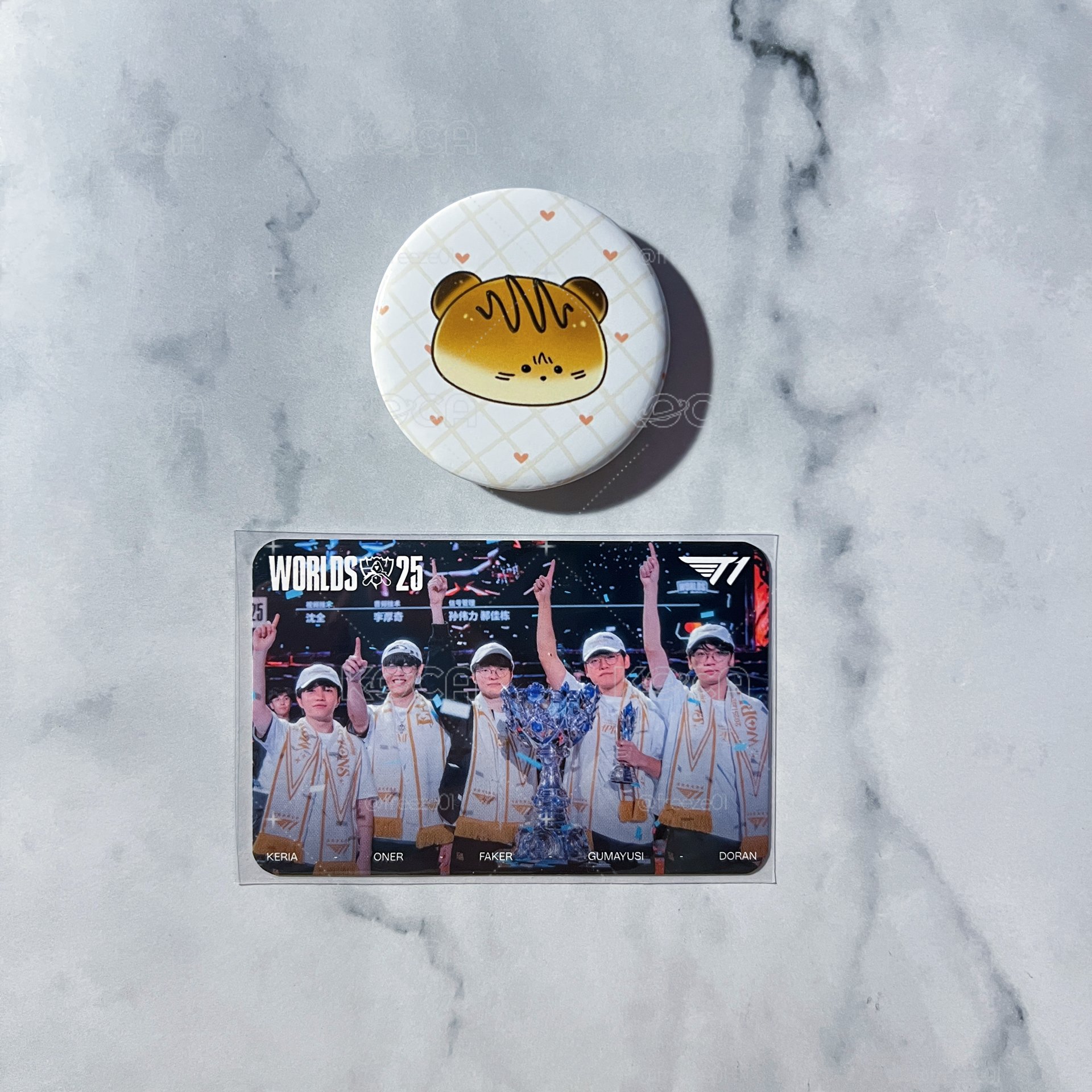 現貨 Oner MSI會員磁鐵夾 小麵包 冠軍皮膚小卡