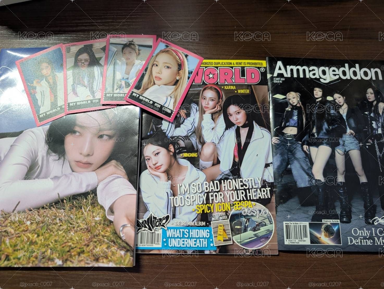 MY WORLD Zine版+柚封+正一Zine版空專三本不拆