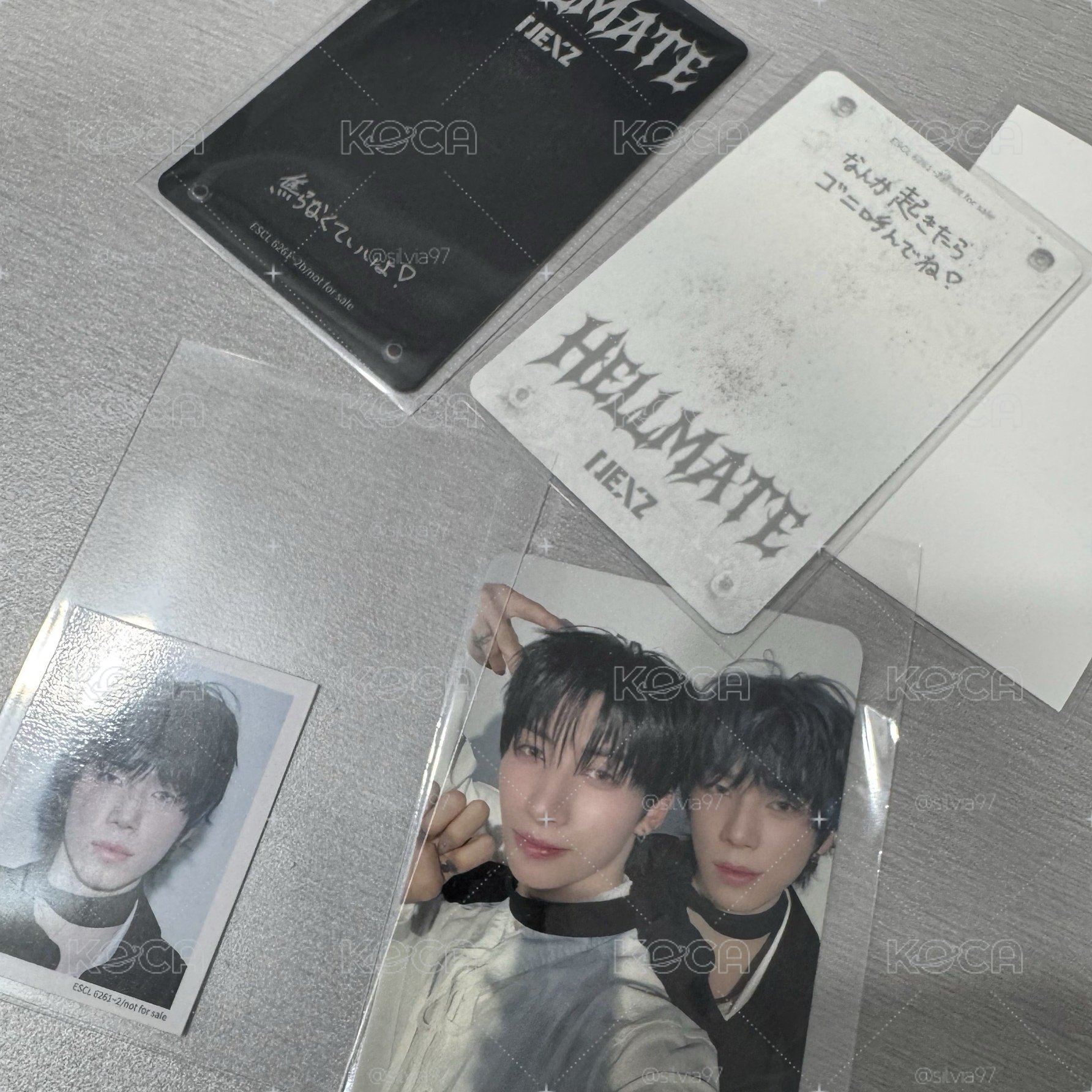 Hellmate 初回限定A盤 專輯卡 UNIT特典卡 雙人卡 證件照 拍立得小卡