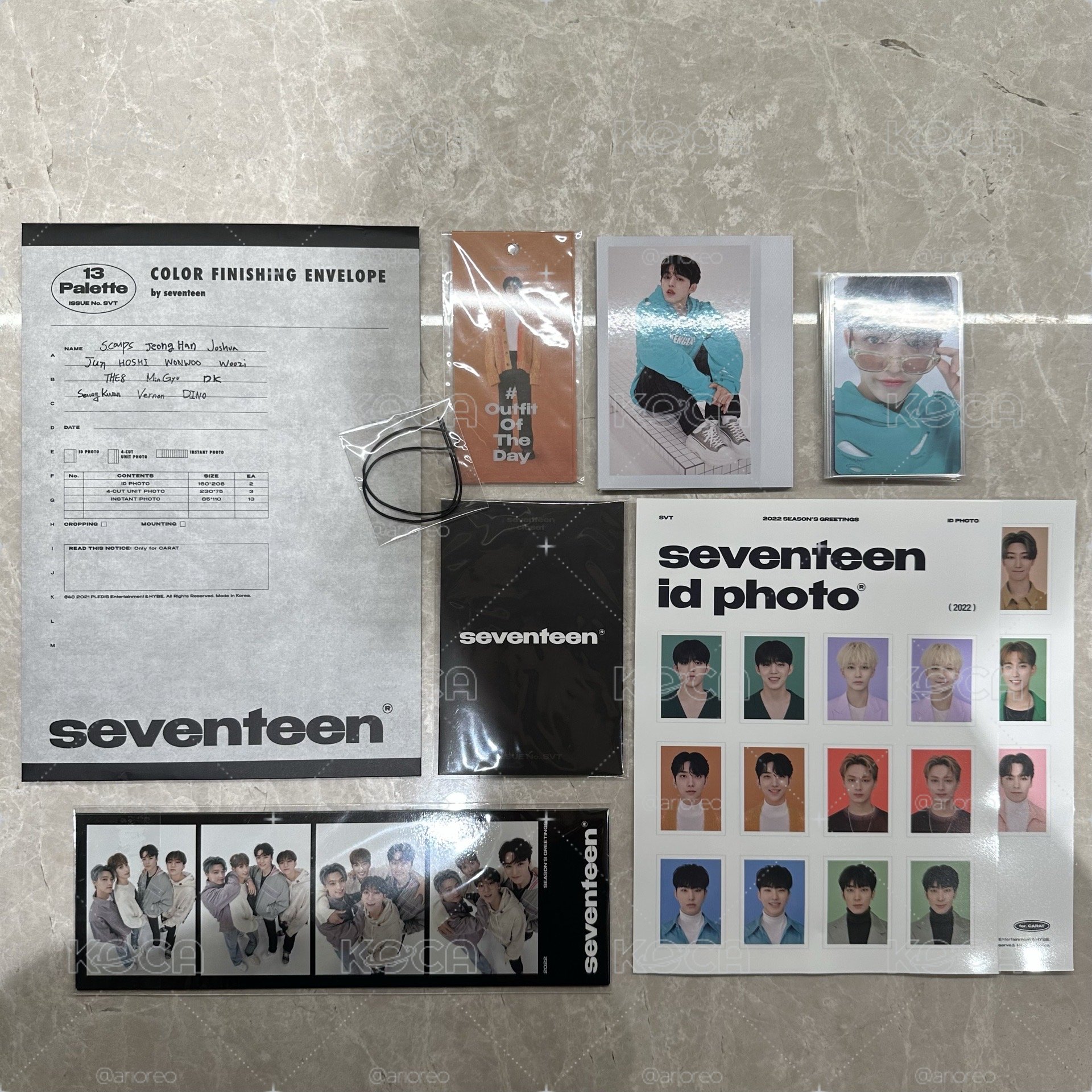 SEVENTEEN 2022年曆組