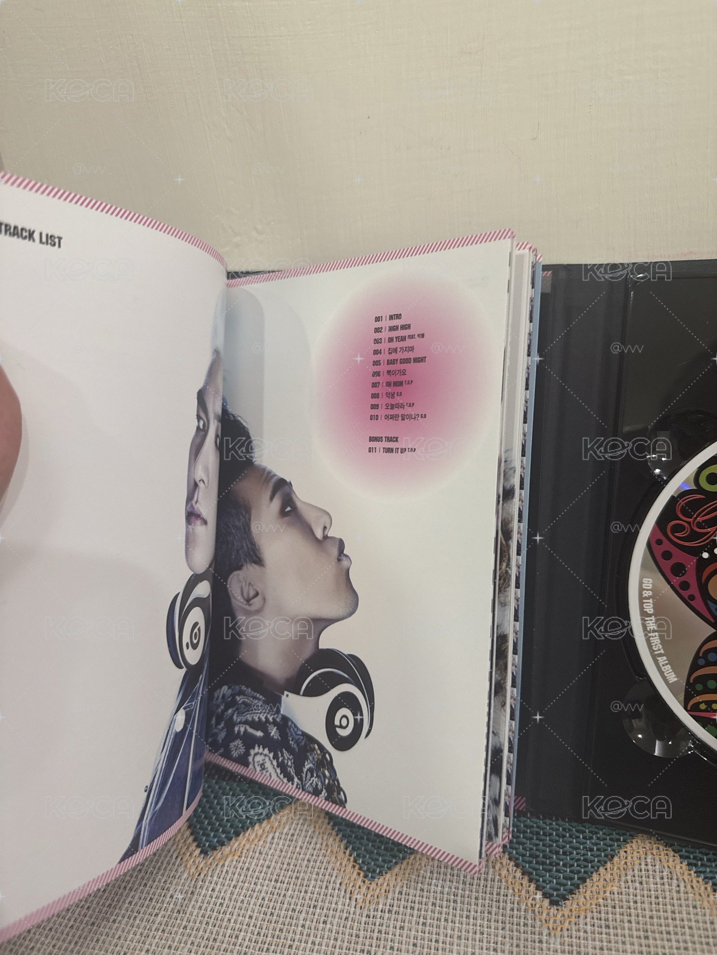 可速寄-GD&TOP The first album紅心專