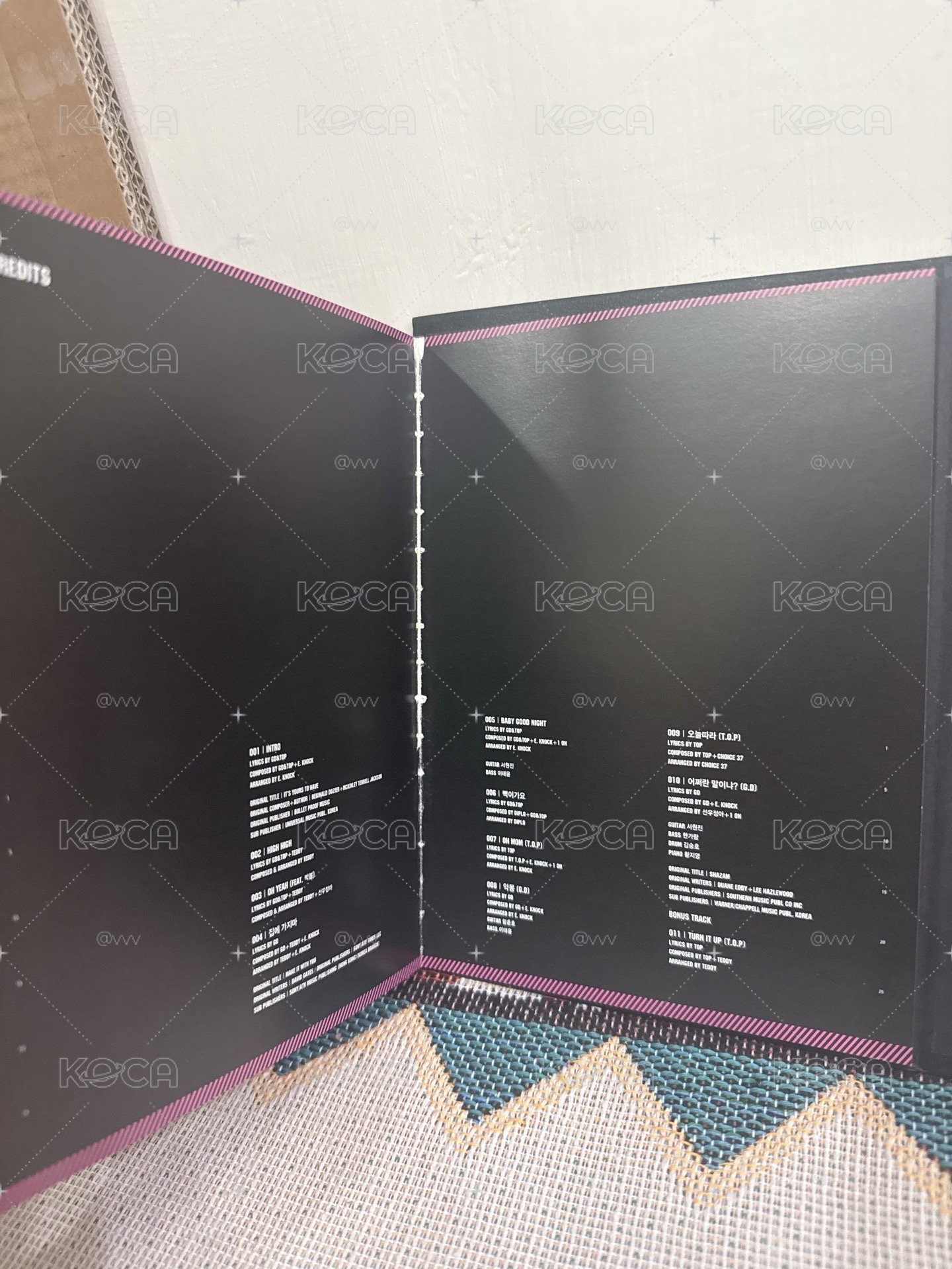 可速寄-GD&TOP The first album紅心專