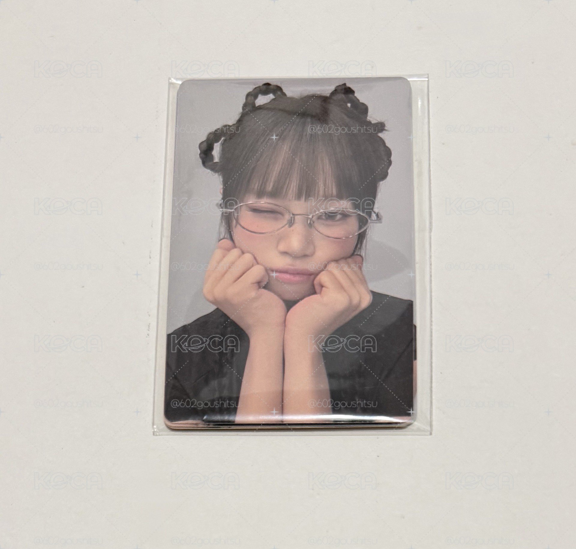 LE SSERAFIM PUREFLOW wvs studio choom 特典卡 PB ver. 春麗采 套出