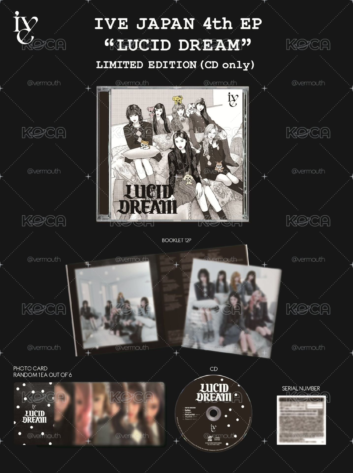 [現貨] IVE 日專 LUCID DREAM 通常盤 單封 期間限定盤 全新未拆 含應募券