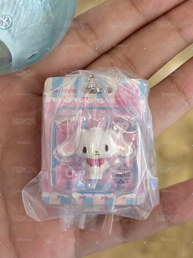 迷你模型扭蛋 白兔