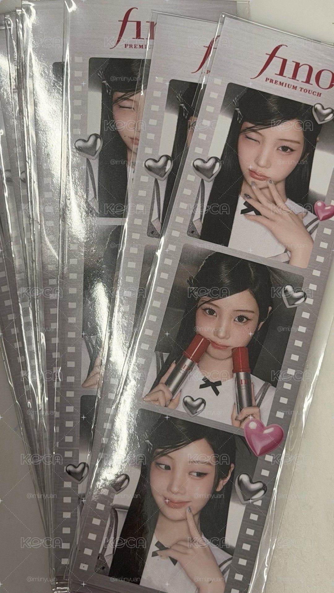 Illit Wonhee Fino代言人生三格小卡