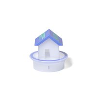 手燈裝飾小房子