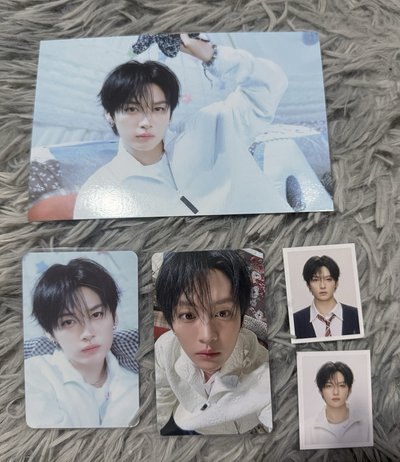 6期飯咪線上成員set (A. B證件照+膠帶卡+線上滿額+明信片）旻/彬/城/菲/玟/寅