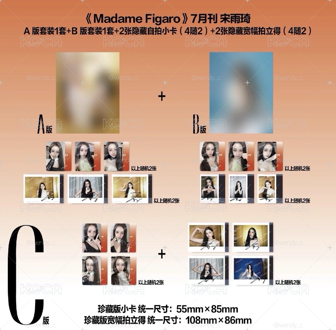 費加羅2.0 雨琦 小卡/拍立得
