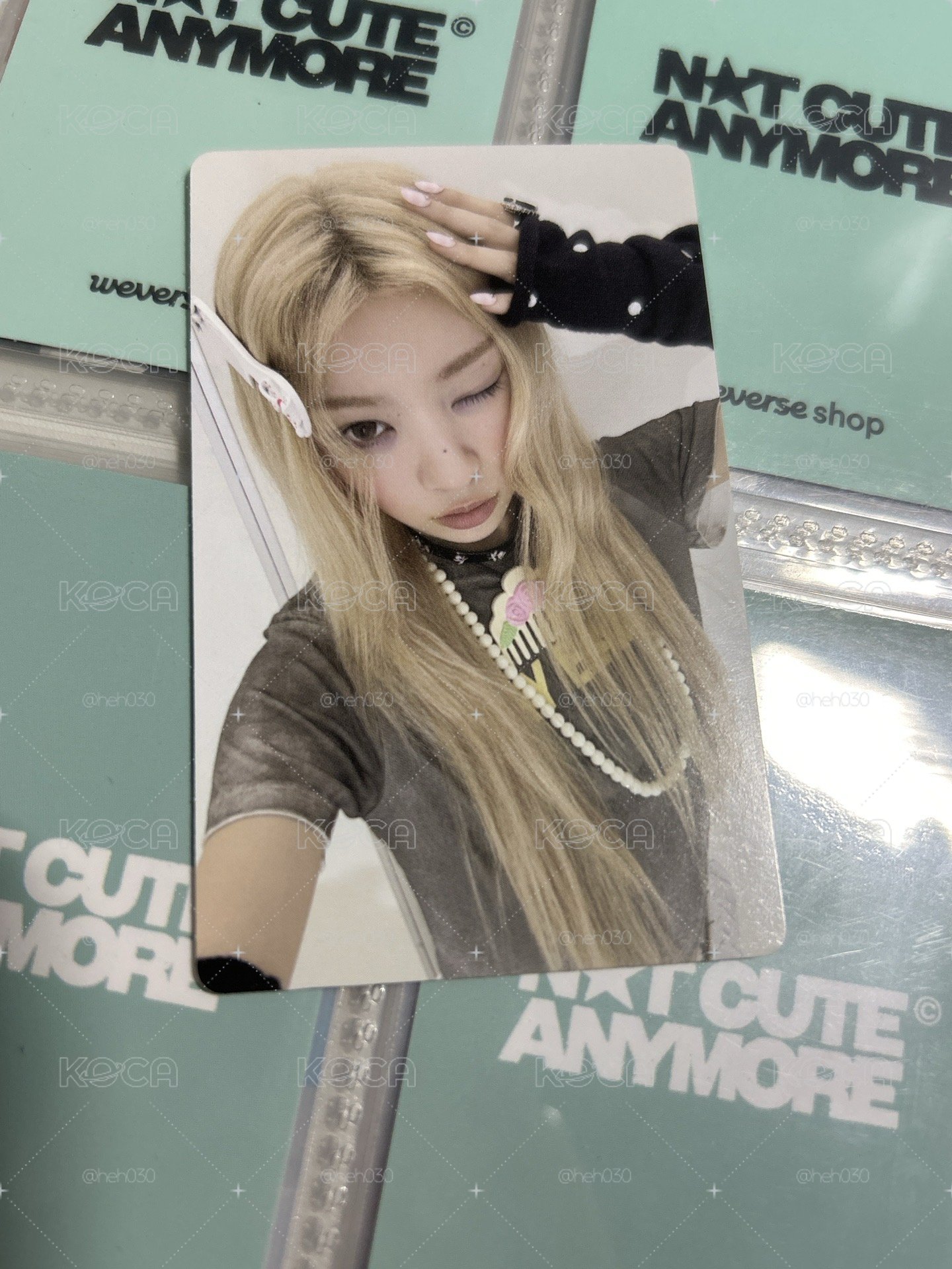 NOT CUTE ANYMORE PB專卡