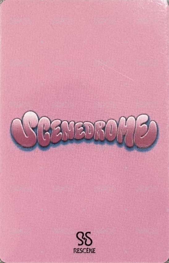 SCENEDROME   快閃店飲料 特典卡  背面