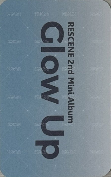 Glow Up HUB JAPAN 日本線上1.0 簽售卡 熊爪 背面