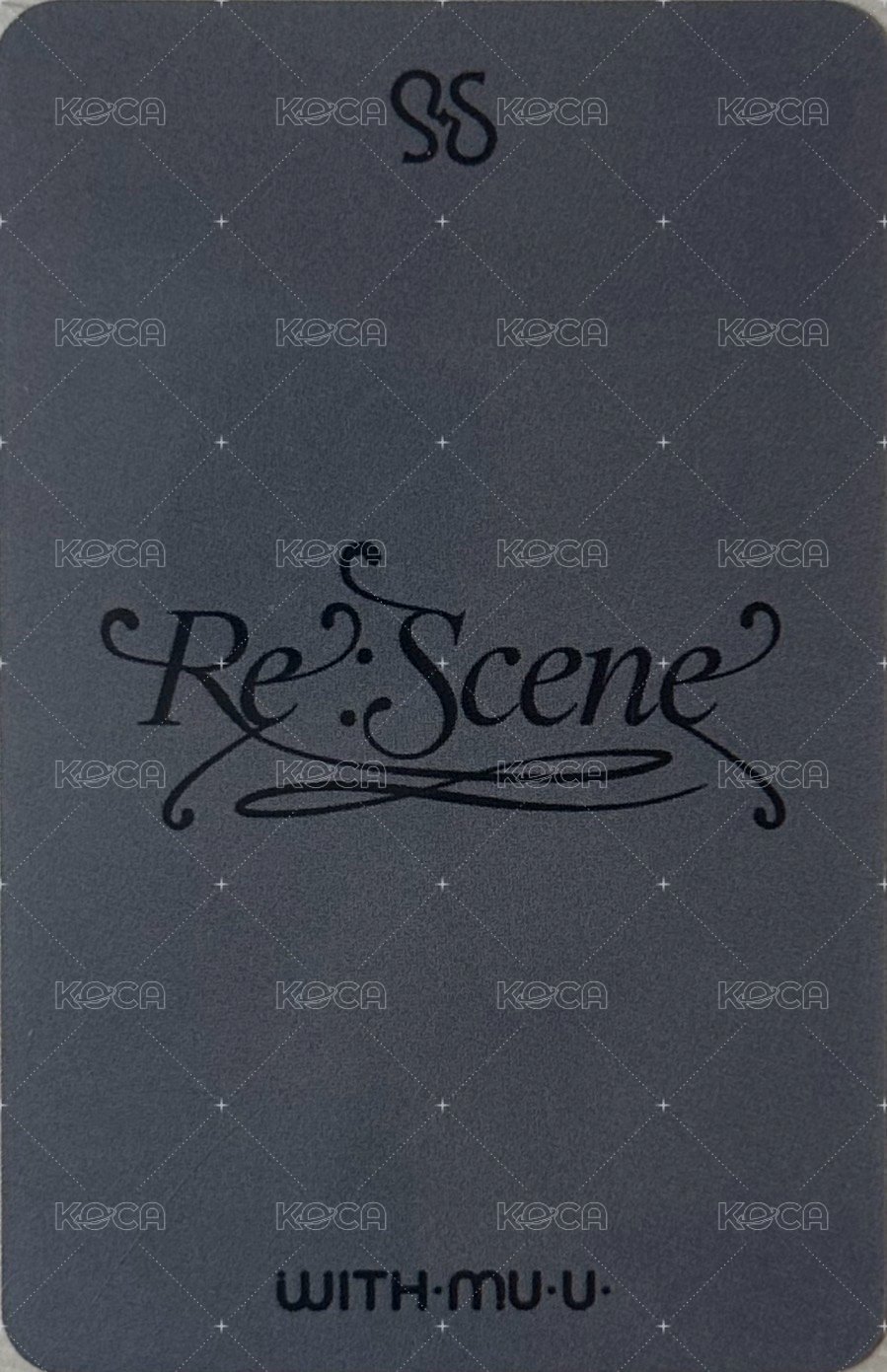 Re:Scene wm 2.0線下 簽售卡  背面