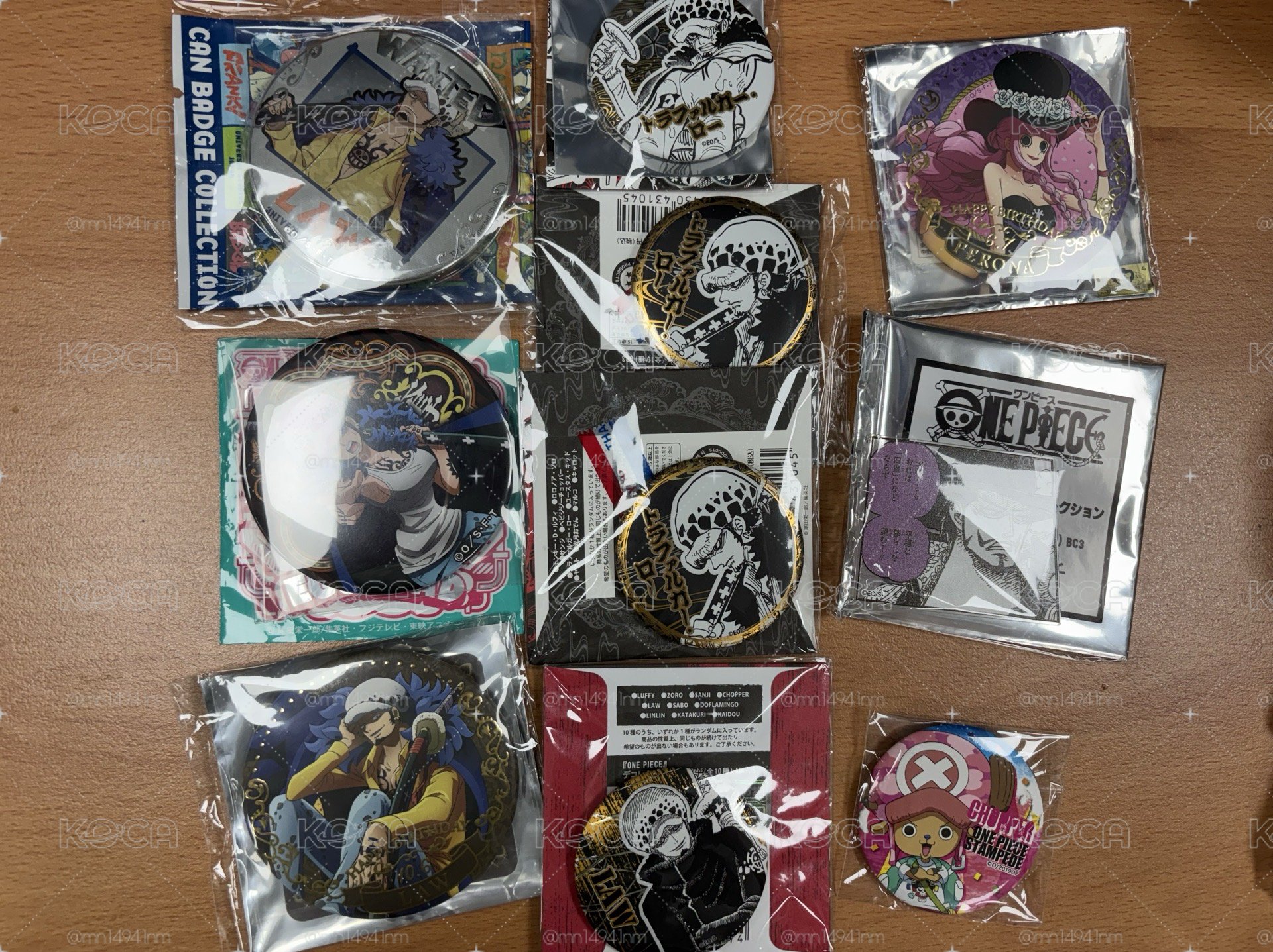 海賊王 索隆 羅 培羅娜 喬巴 鷹眼 周邊盤合售