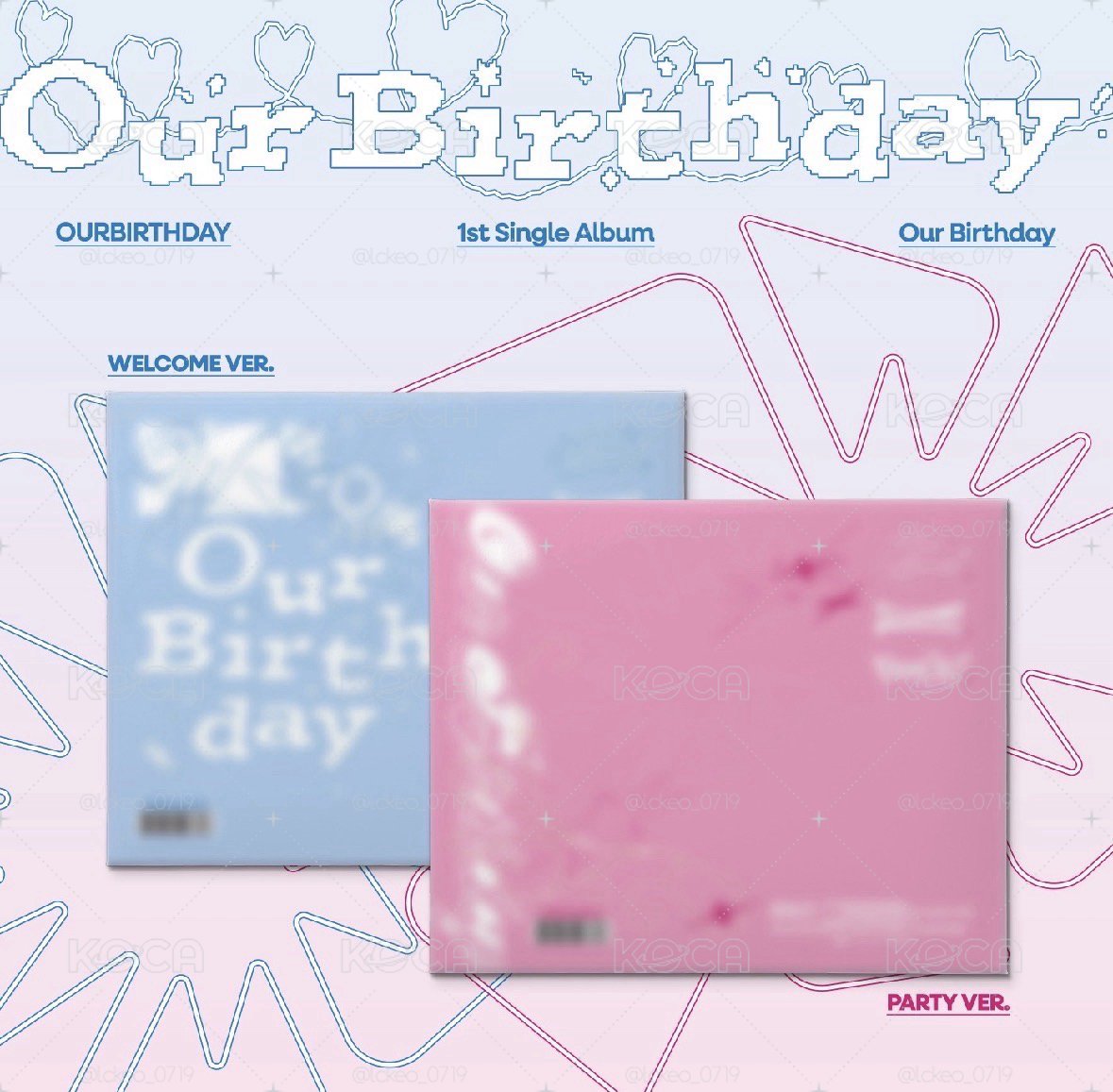 OURBIRTHDAY [Our Birthday] 1st Single Album 