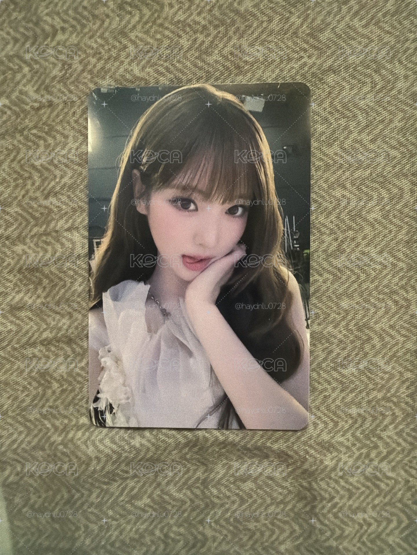 （粉絲限定/我要出國了！）現貨當日出貨/迷一 泡泡摩奇 線上 簽售卡 Anna