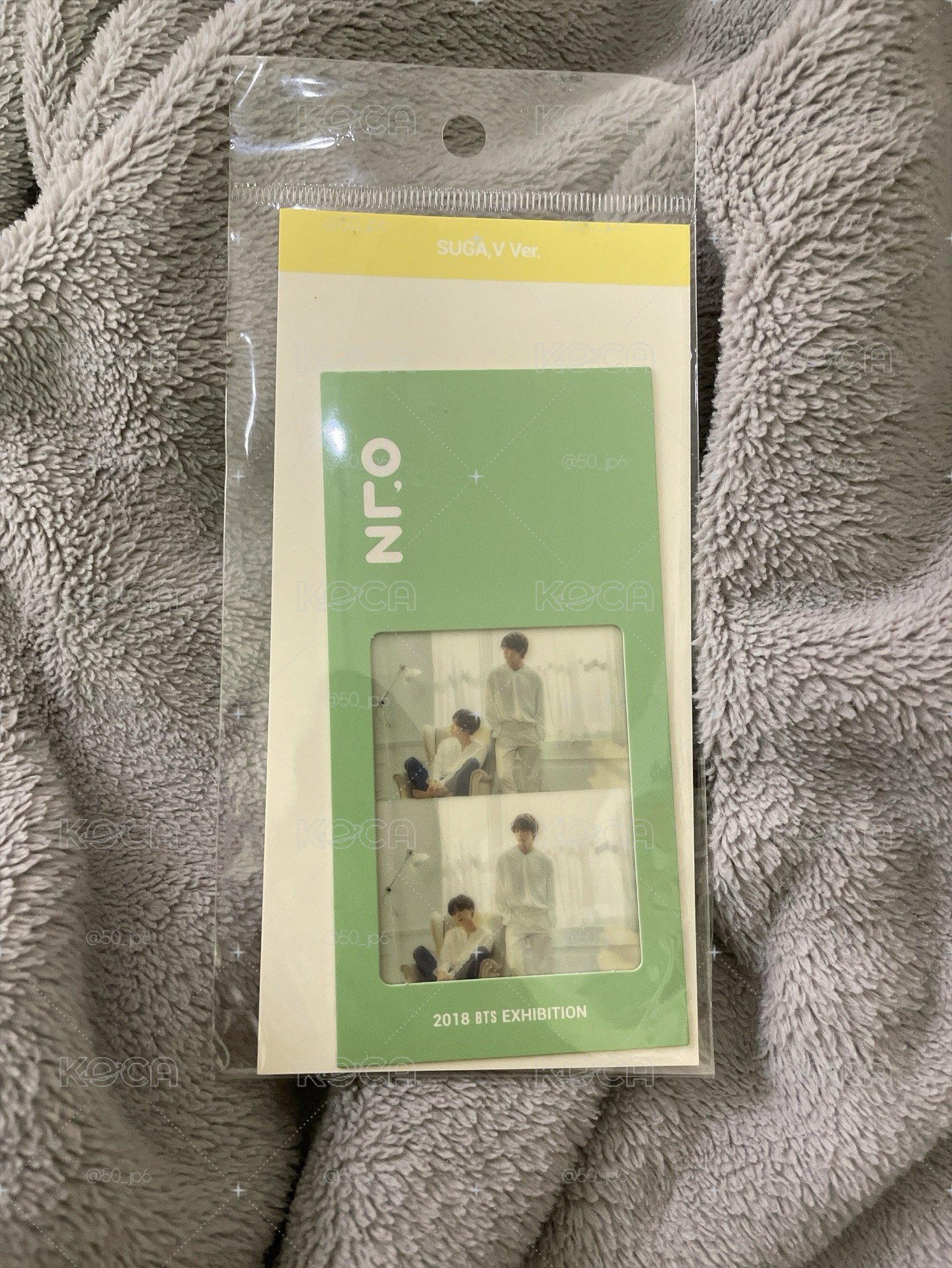 2018 BTS 今日展 書籤 SUGA V
