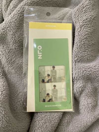 2018 BTS 今日展 書籤 SUGA V