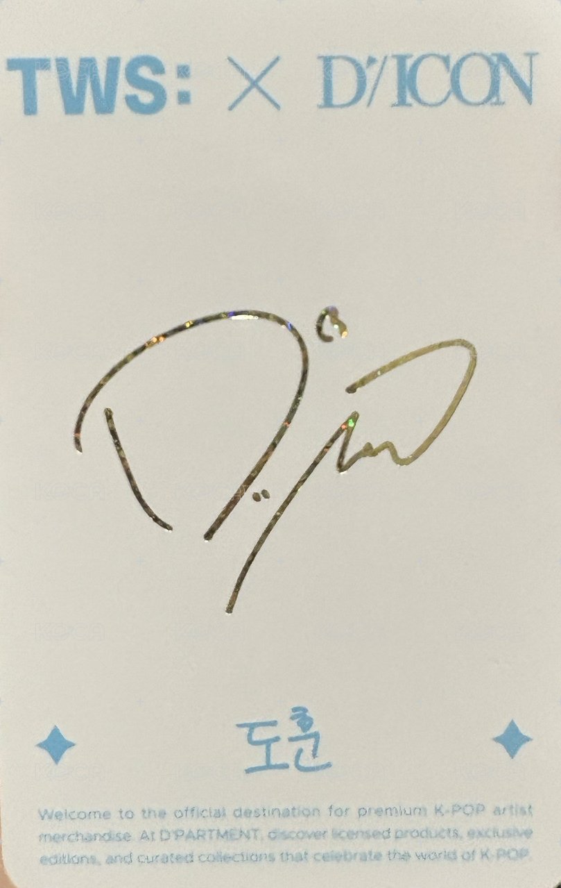 DICON 快閃店 隨機卡  背面