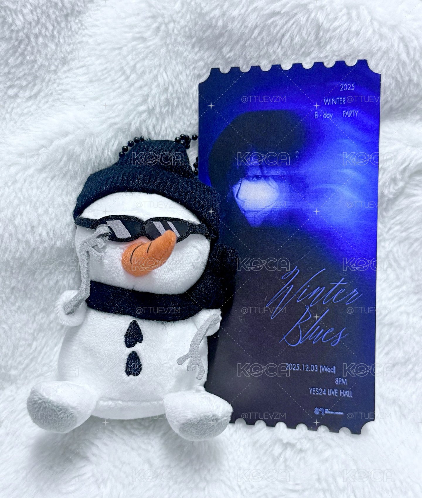 WINTER 雪人娃+票根