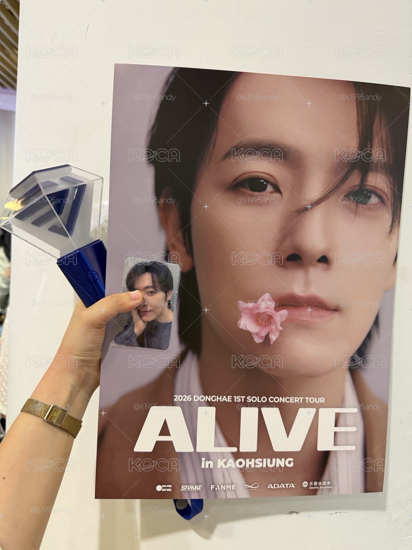 李東海alive高雄場海報（不含小卡