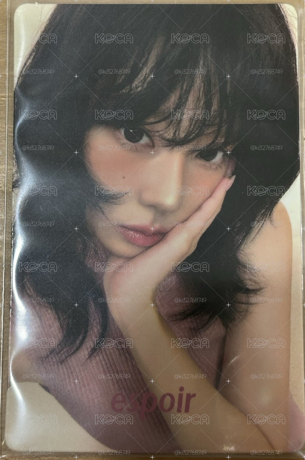 espoir 代言卡  