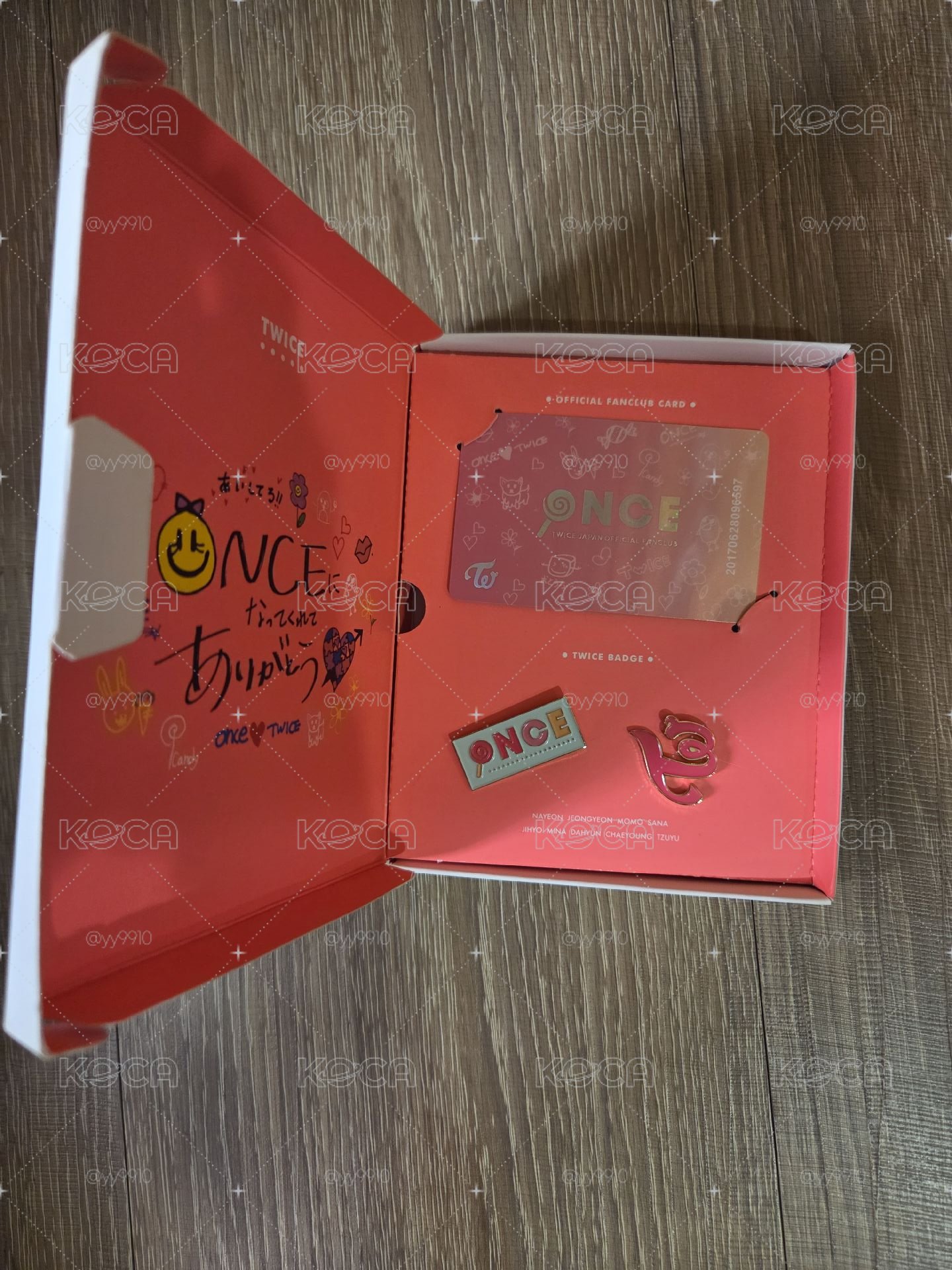 Twice 日本會員徽章
