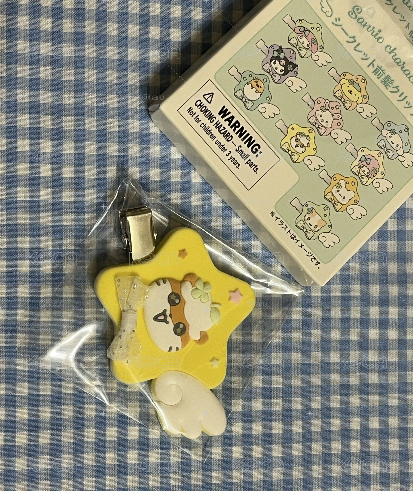 可樂鈴髮夾